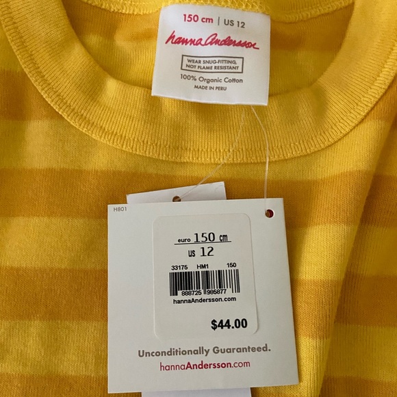 NWT Hanna Anderson pj set! Size 12! - Picture 2 of 3